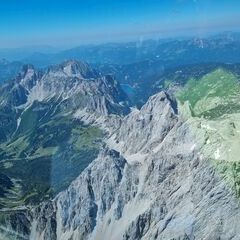 Flugwegposition um 12:14:43: Aufgenommen in der Nähe von Gemeinde Filzmoos, 5532, Österreich in 2786 Meter